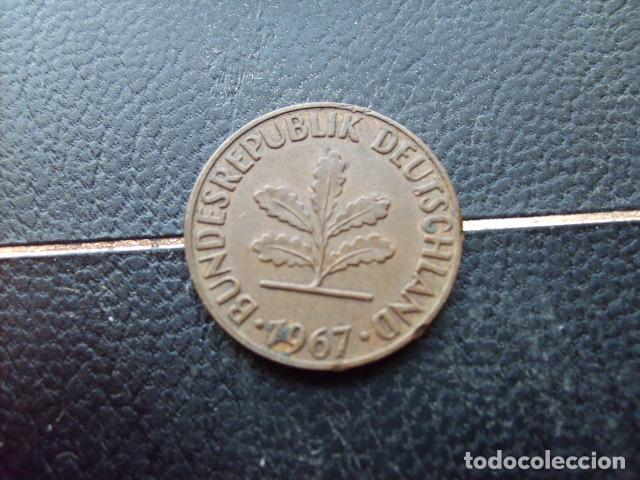 Monedas antiguas de Europa: ALEMANIA ( REP. FEDERAL ) 2 PFENNIG 1967 J
