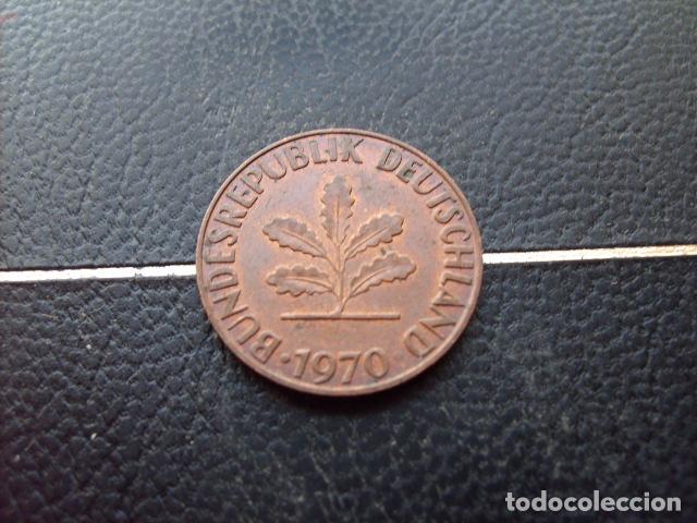 Monedas antiguas de Europa: ALEMANIA ( REP. FEDERAL ) 2 PFENNIG 1970 J
