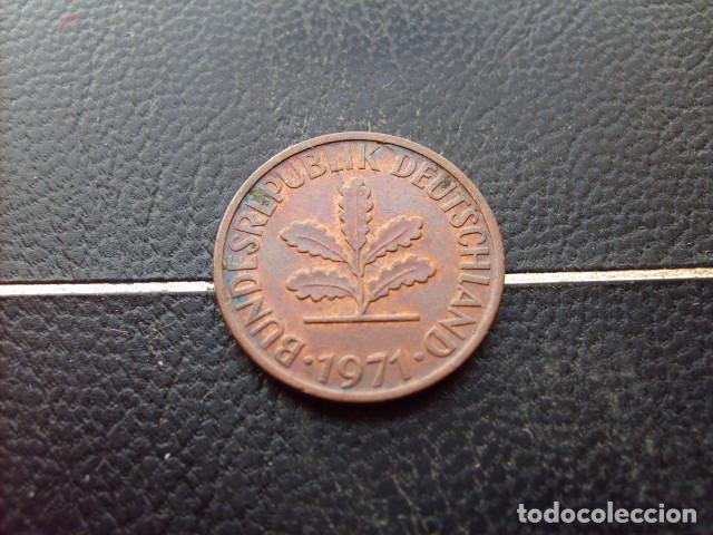 Monedas antiguas de Europa: ALEMANIA ( REP. FEDERAL ) 2 PFENNIG 1971 D