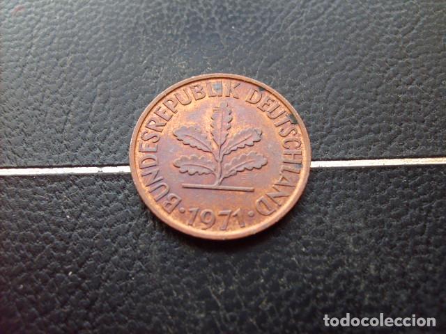 Monedas antiguas de Europa: ALEMANIA ( REP. FEDERAL ) 2 PFENNIG 1971 F