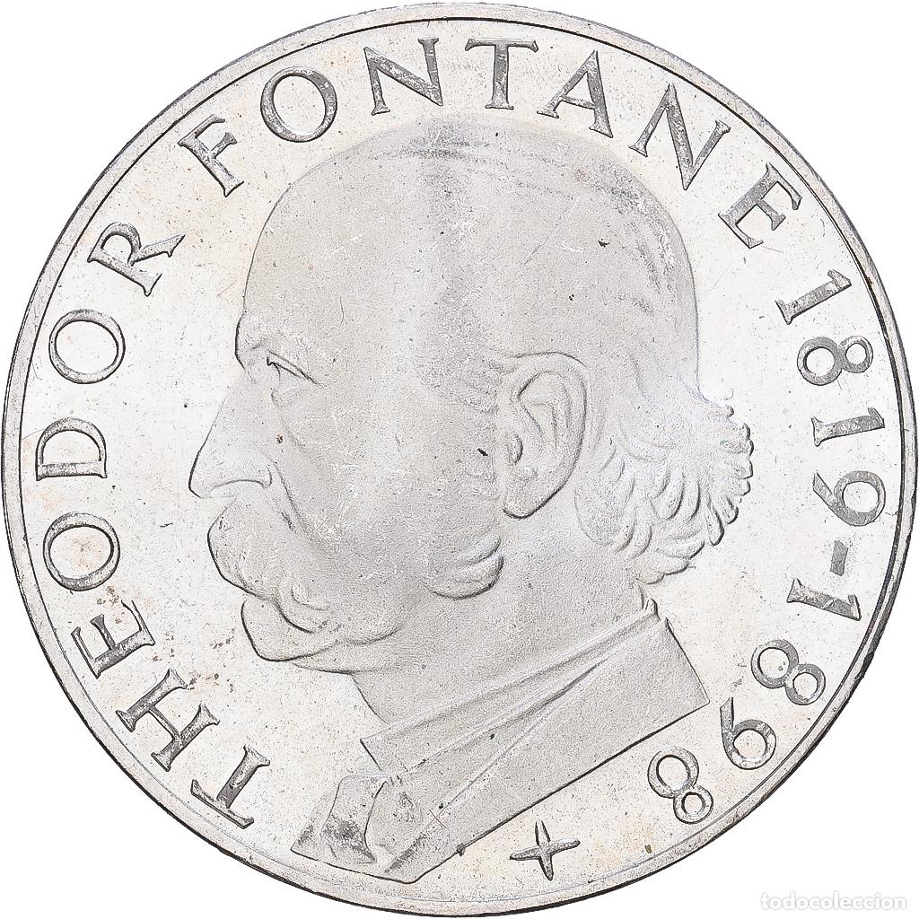 Monedas antiguas de Europa: [#1168005] ALEMANIA - REP&Uacute;BLICA FEDERAL, 5 Mark, 1969, Karlsruhe, Plata, EBC, KM:125.1