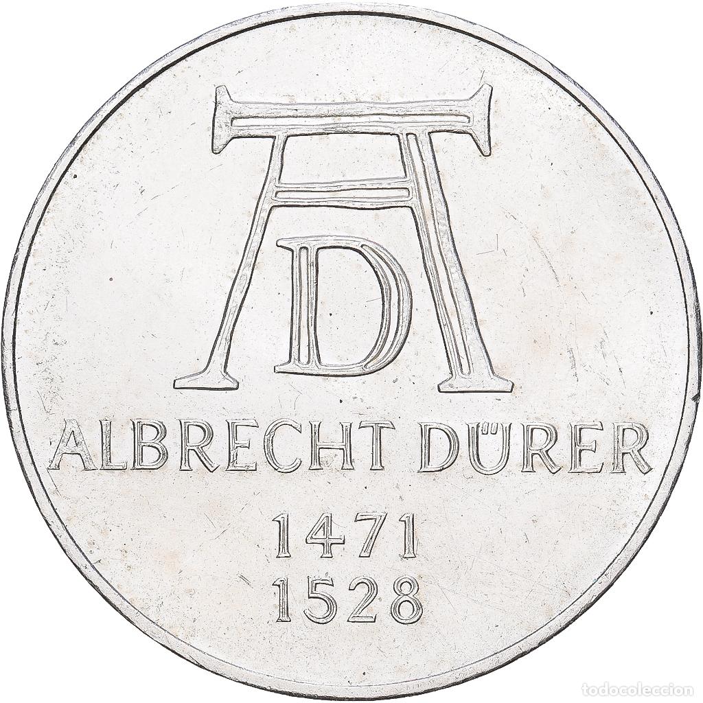 Monedas antiguas de Europa: [#1168012] ALEMANIA - REP&Uacute;BLICA FEDERAL, 5 Mark, 1971, Munich, Plata, MBC+, KM:129