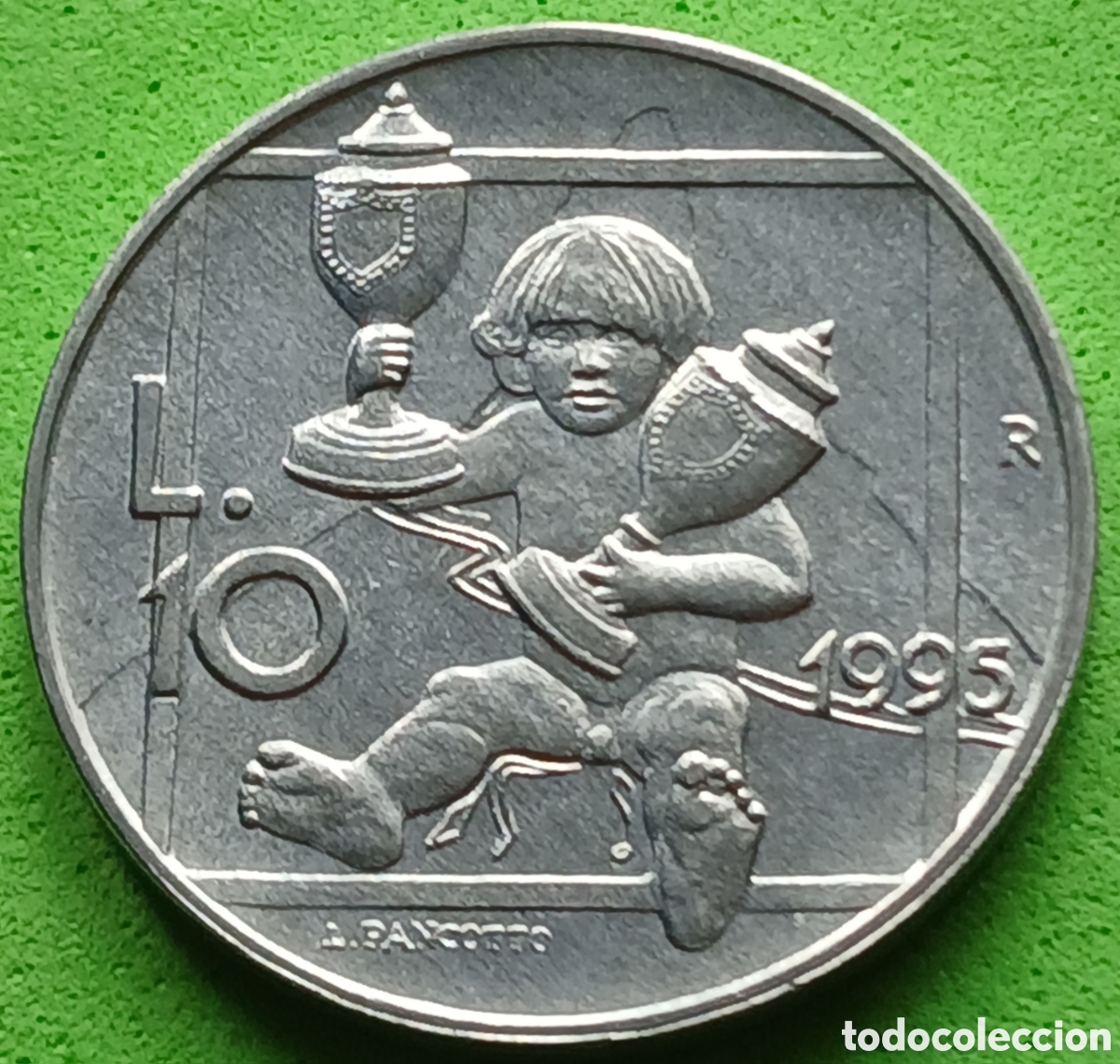 Monedas antiguas de Europa: San Marino 10 liras 1995 km#325