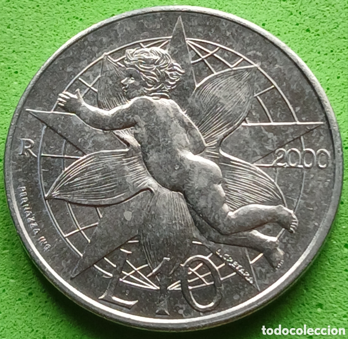 Monedas antiguas de Europa: San Marino 10 liras 2000 km#399