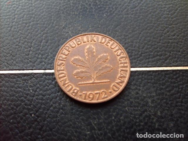Monedas antiguas de Europa: ALEMANIA ( REP. FEDERAL ) 2 PFENNIG 1972 F