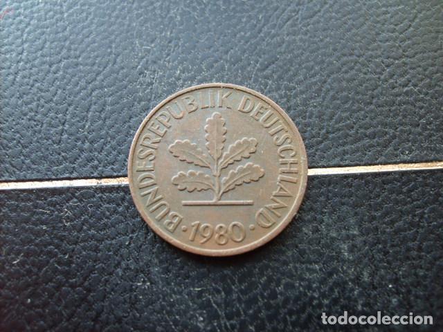 Monedas antiguas de Europa: ALEMANIA ( REP. FEDERAL ) 2 PFENNIG 1980 G