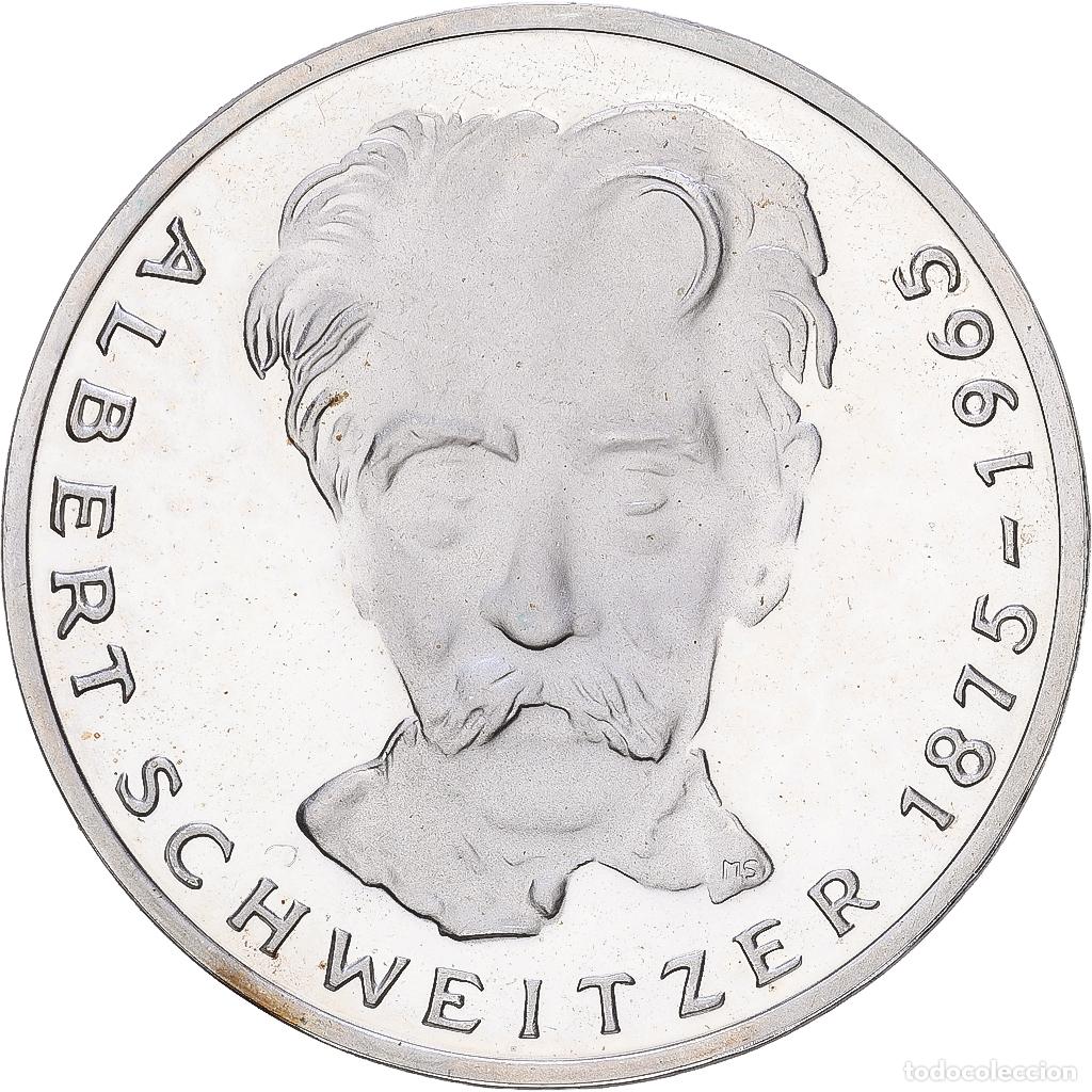 Monedas antiguas de Europa: [#1168032] ALEMANIA - REP&Uacute;BLICA FEDERAL, 5 Mark, 1975, Karlsruhe, Prueba, Plata, SC+