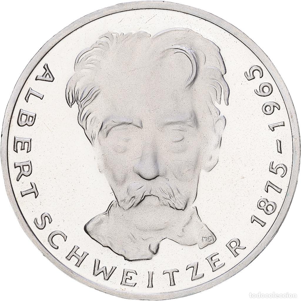 Monedas antiguas de Europa: [#1168036] ALEMANIA - REP&Uacute;BLICA FEDERAL, 5 Mark, 1975, Karlsruhe, Prueba, Plata, SC+