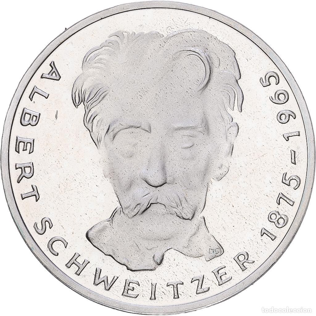Monedas antiguas de Europa: [#1168033] ALEMANIA - REP&Uacute;BLICA FEDERAL, 5 Mark, 1975, Karlsruhe, Prueba, Plata, SC+