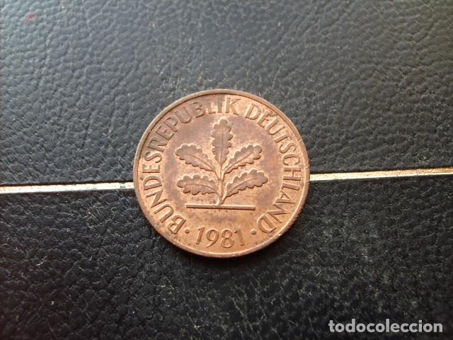 Monedas antiguas de Europa: ALEMANIA ( REP. FEDERAL ) 2 PFENNIG 1981 G