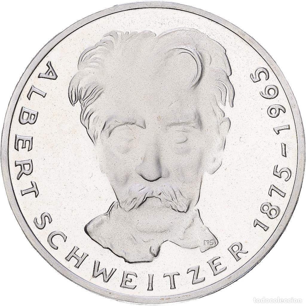 Monedas antiguas de Europa: [#1168035] ALEMANIA - REP&Uacute;BLICA FEDERAL, 5 Mark, 1975, Karlsruhe, Prueba, Plata, SC+