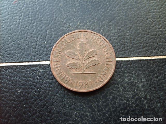 Monedas antiguas de Europa: ALEMANIA ( REP. FEDERAL ) 2 PFENNIG 1981 J