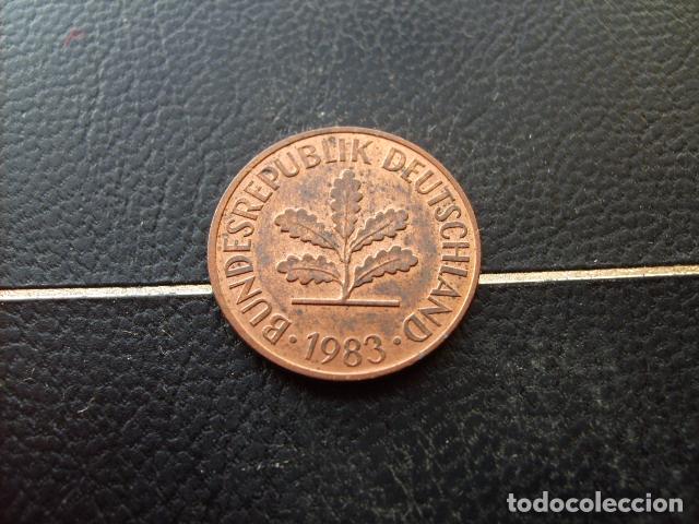 Monedas antiguas de Europa: ALEMANIA ( REP. FEDERAL ) 2 PFENNIG 1983 G
