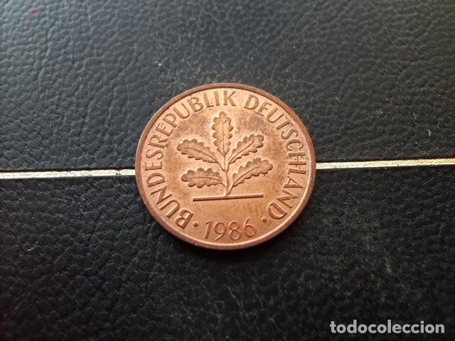 Monedas antiguas de Europa: ALEMANIA ( REP. FEDERAL ) 2 PFENNIG 1986 J