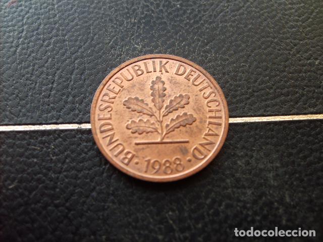 Monedas antiguas de Europa: ALEMANIA ( REP. FEDERAL ) 2 PFENNIG 1988 J