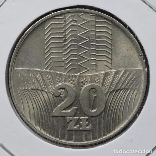 Monedas antiguas de Europa: 1973 - 20 Zloty - FAO - POLONIA