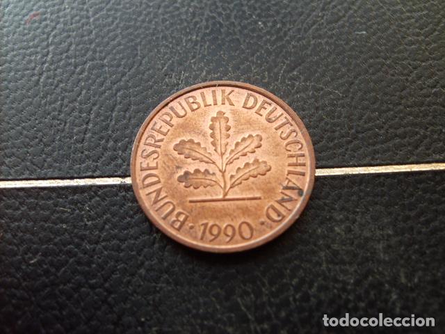 Monedas antiguas de Europa: ALEMANIA ( REP. FEDERAL ) 2 PFENNIG 1990 D