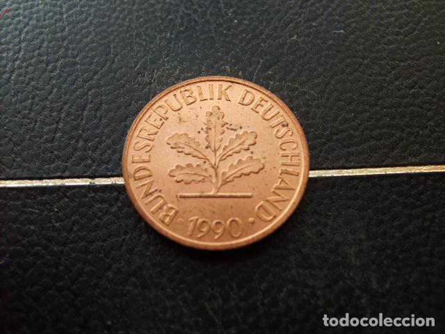 Monedas antiguas de Europa: ALEMANIA ( REP. FEDERAL ) 2 PFENNIG 1990 F