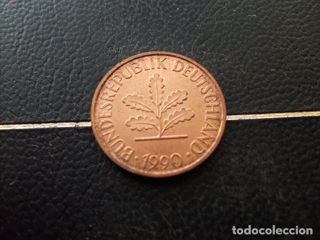 Monedas antiguas de Europa: ALEMANIA ( REP. FEDERAL ) 2 PFENNIG 1990 J
