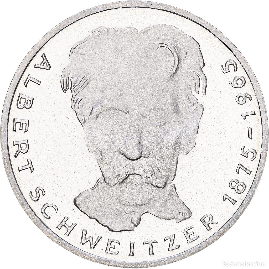 Monedas antiguas de Europa: [#1168037] ALEMANIA - REP&Uacute;BLICA FEDERAL, 5 Mark, 1975, Karlsruhe, Prueba, Plata, SC+