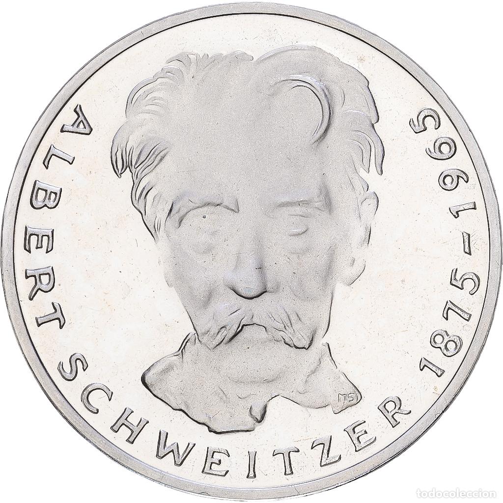 Monedas antiguas de Europa: [#1168039] ALEMANIA - REP&Uacute;BLICA FEDERAL, 5 Mark, 1975, Karlsruhe, Prueba, Plata, SC+