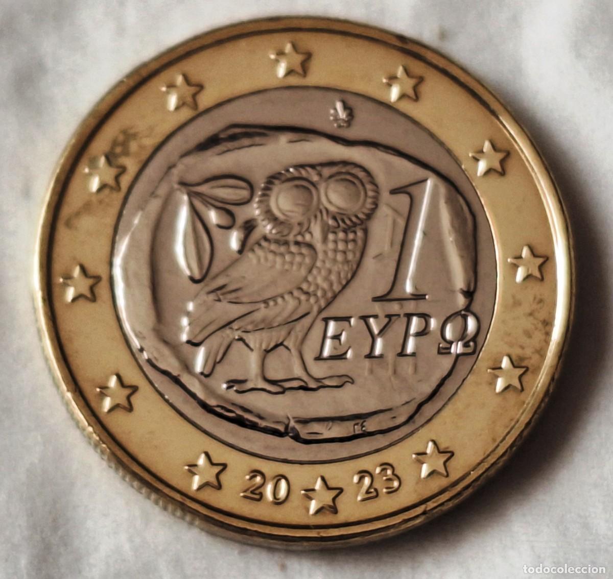 Monedas antiguas de Europa: GRECIA - MONEDA DE 1 EURO DEL A&Ntilde;O 2023 - BIEN CONSERVADA