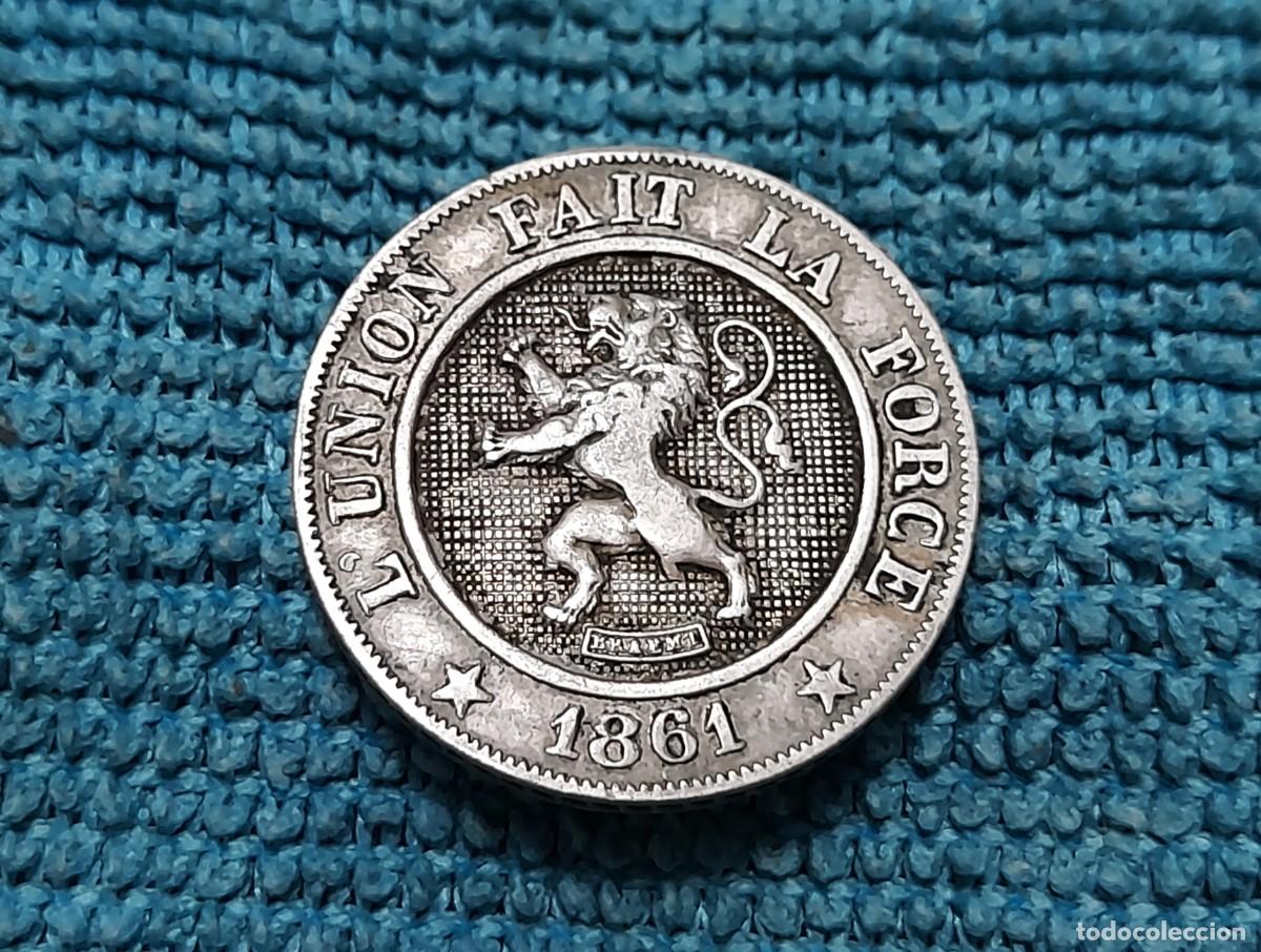 Monedas antiguas de Europa: Belgica, 10 Centimes 1861