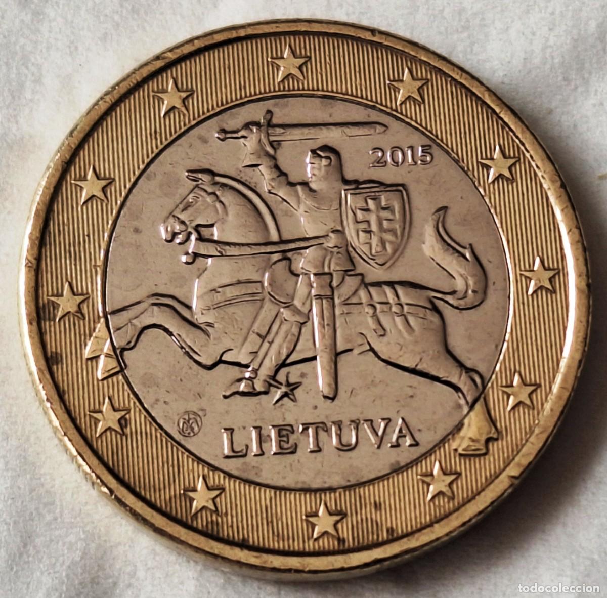 Monedas antiguas de Europa: LITUANIA - MONEDA DE 1 EURO DEL A&Ntilde;O 2015 - BIEN CONSERVADA