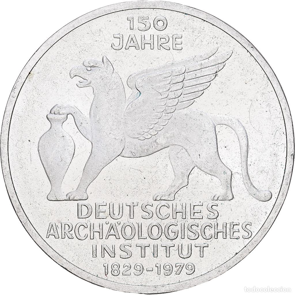 Monedas antiguas de Europa: [#1168050] ALEMANIA - REP&Uacute;BLICA FEDERAL, 5 Mark, 1979, Hamburg, Plata, MBC+, KM:150