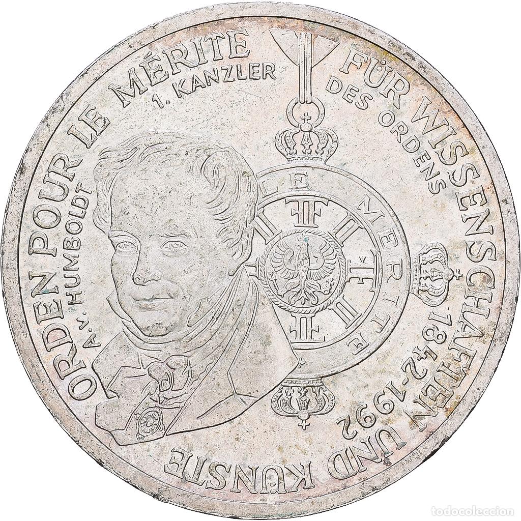 Monedas antiguas de Europa: [#1168061] ALEMANIA - REP&Uacute;BLICA FEDERAL, 10 Mark, 1992, Munich, Plata, MBC+, KM:179