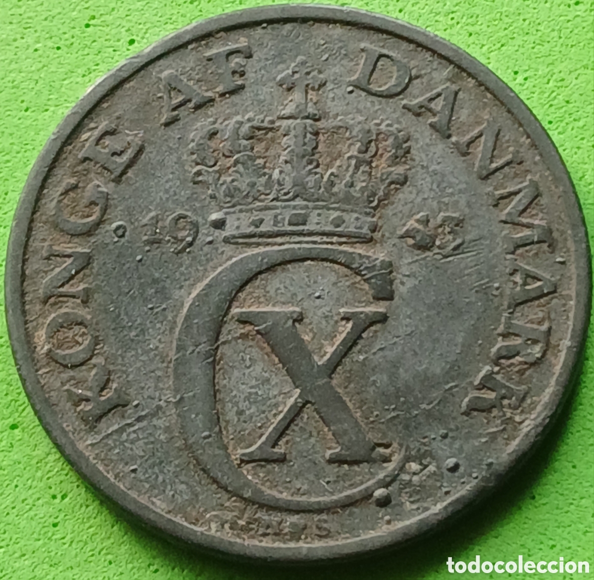 Monedas antiguas de Europa: Dinamarca 5 ore 1943 km#834a