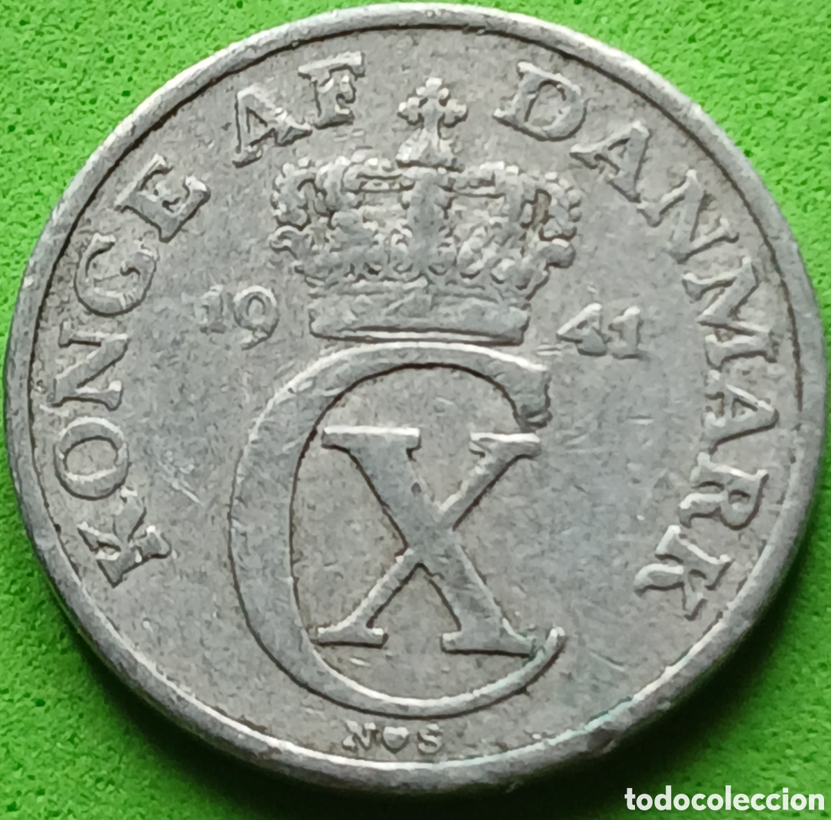 Monedas antiguas de Europa: Dinamarca 2 ore 1941 km#833