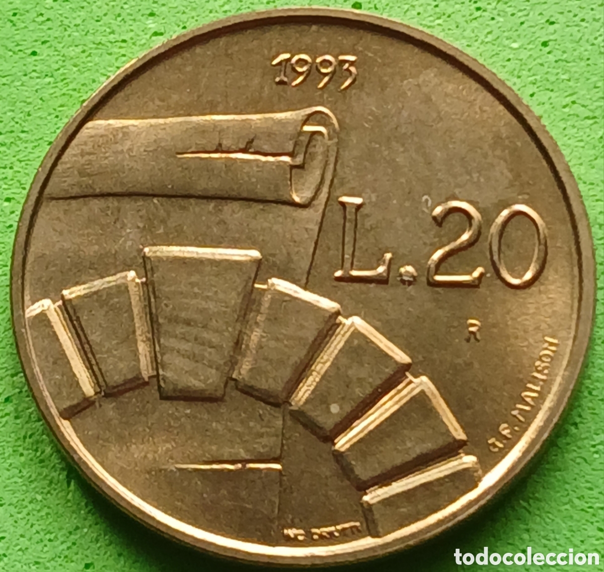 Monedas antiguas de Europa: San Marino 20 liras 1993 km#297