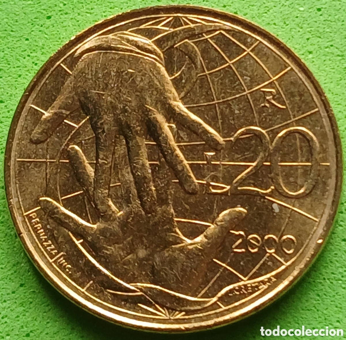 Monedas antiguas de Europa: San Marino 20 liras 2000 km#400