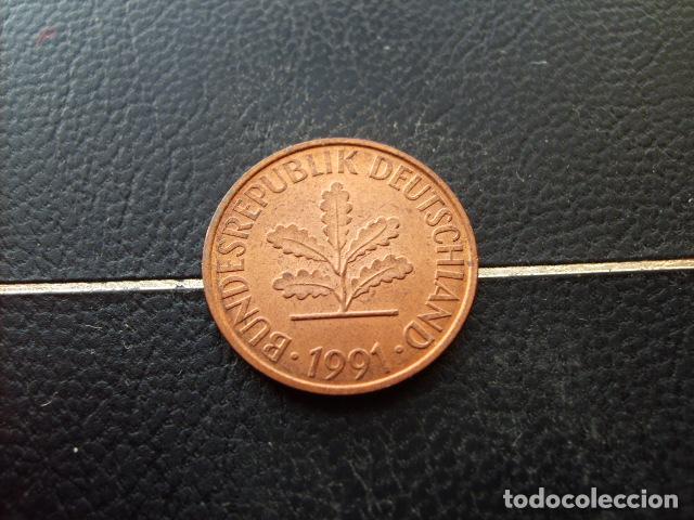 Monedas antiguas de Europa: ALEMANIA ( REP. FEDERAL ) 2 PFENNIG 1991 D