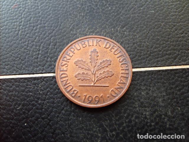 Monedas antiguas de Europa: ALEMANIA ( REP. FEDERAL ) 2 PFENNIG 1991 G