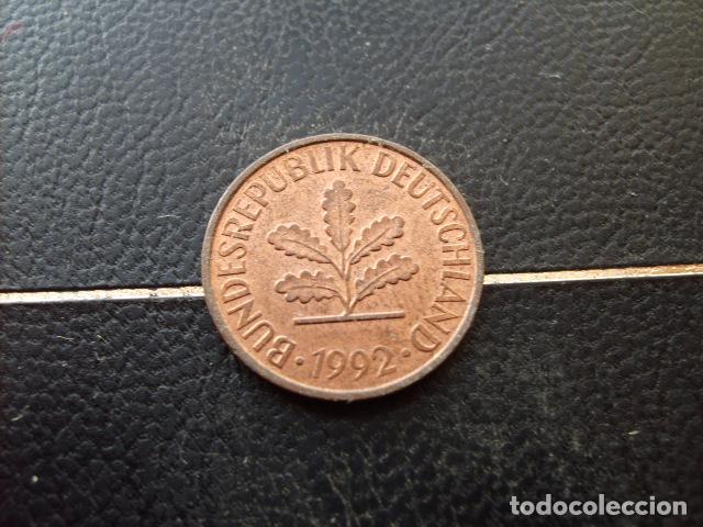 Monedas antiguas de Europa: ALEMANIA ( REP. FEDERAL ) 2 PFENNIG 1992 D