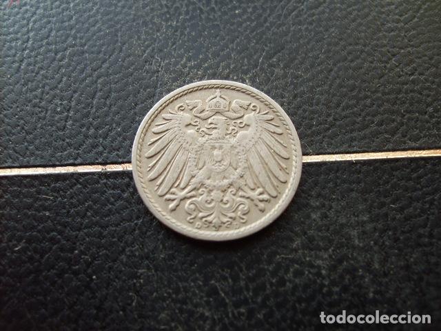 Monedas antiguas de Europa: ALEMANIA ( IMPERIO ) 5 PFENNIG 1908 D
