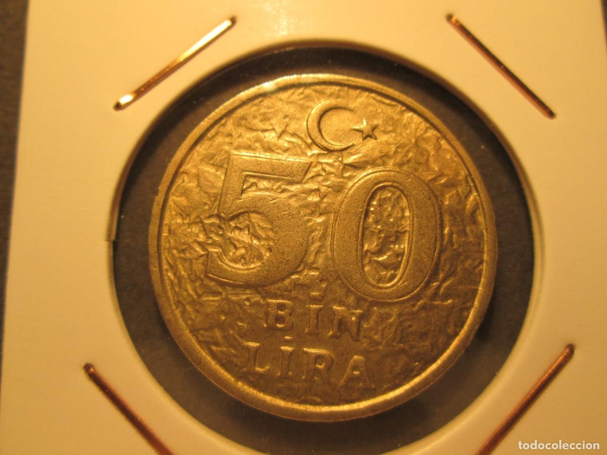 Monedas antiguas de Europa: 50 BIN LIRAS A&Ntilde;O 1998 TURQUIA