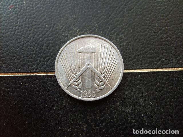 Monedas antiguas de Europa: ALEMANIA ( REP. DEMOCRATICA ) 5 FENNIG 1953 A