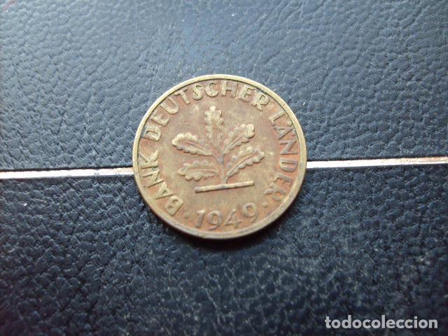 Monedas antiguas de Europa: ALEMANIA ( BANCO ALEMAN ) 5 FENNIG 1949 G