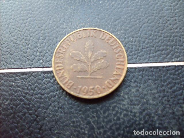Monedas antiguas de Europa: ALEMANIA ( REP. FEDERAL ) 5 FENNIG 1950 G