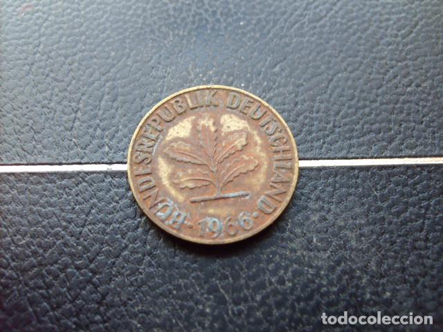 Monedas antiguas de Europa: ALEMANIA ( REP. FEDERAL ) 5 FENNIG 1966 G
