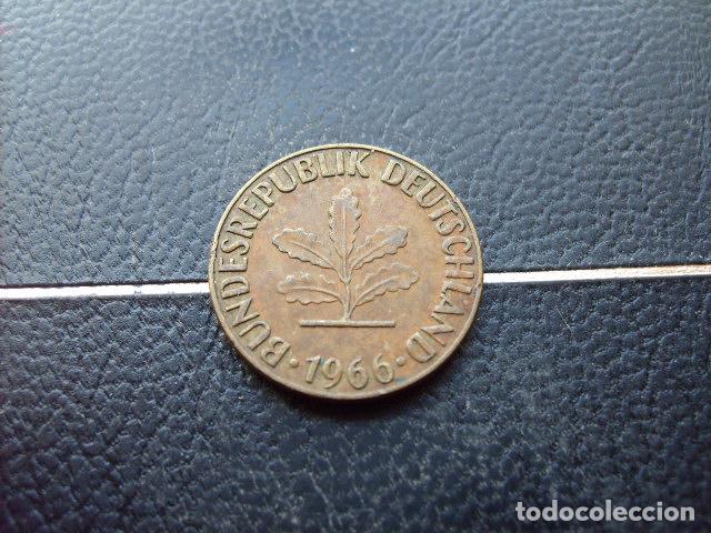 Monedas antiguas de Europa: ALEMANIA ( REP. FEDERAL ) 5 FENNIG 1966 J