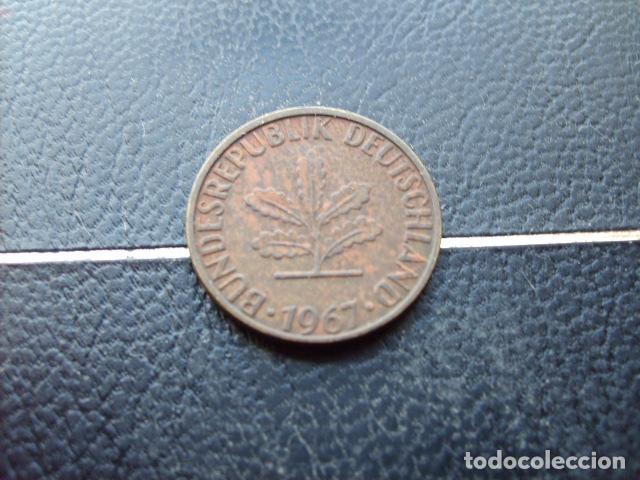 Monedas antiguas de Europa: ALEMANIA ( REP. FEDERAL ) 5 FENNIG 1967 F