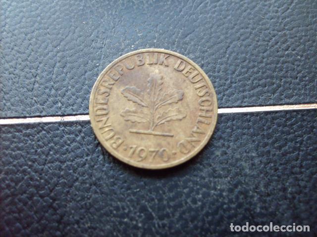 Monedas antiguas de Europa: ALEMANIA ( REP. FEDERAL ) 5 FENNIG 1970 D