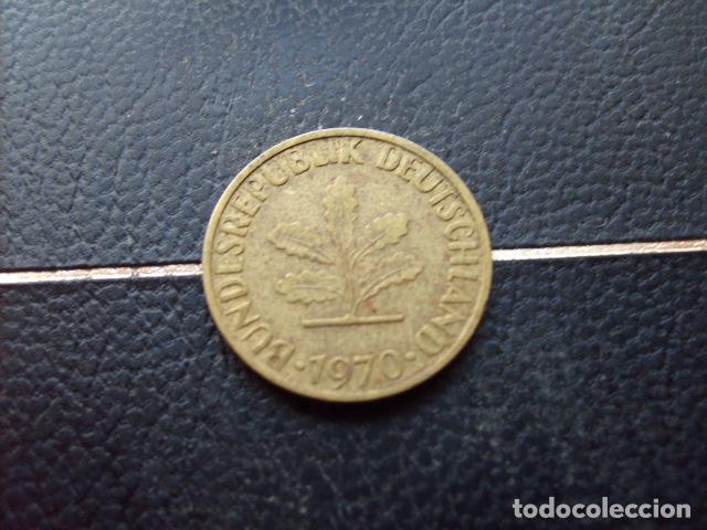 Monedas antiguas de Europa: ALEMANIA ( REP. FEDERAL ) 5 FENNIG 1970 F