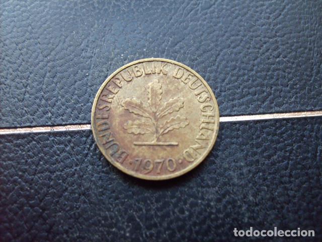 Monedas antiguas de Europa: ALEMANIA ( REP. FEDERAL ) 5 FENNIG 1970 J