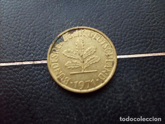 Monedas antiguas de Europa: ALEMANIA ( REP. FEDERAL ) 5 FENNIG 1971 D