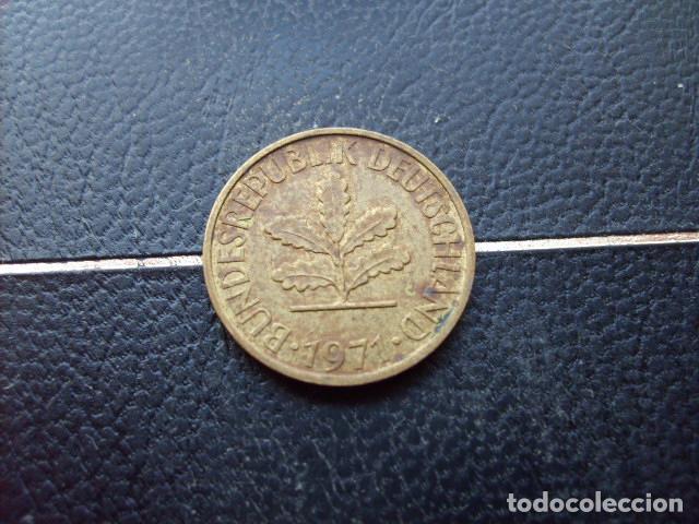 Monedas antiguas de Europa: ALEMANIA ( REP. FEDERAL ) 5 FENNIG 1971 G